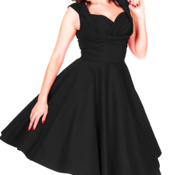 Lindy Bop Dresses & Skirts - 1950's retro Ophelia black swing dress, never worn